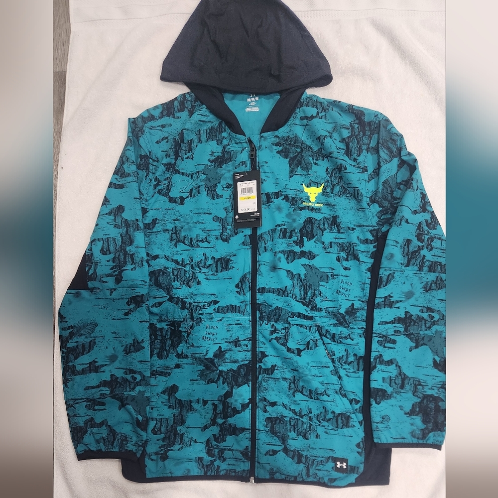 Mens Under Armour Project Rock jacket Medium